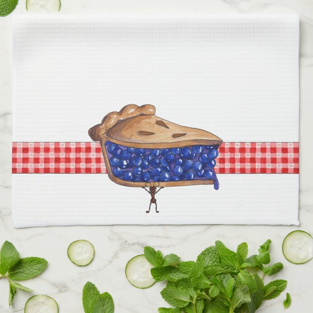 Tarte de pique-nique - serviette de cuisine (Plié)