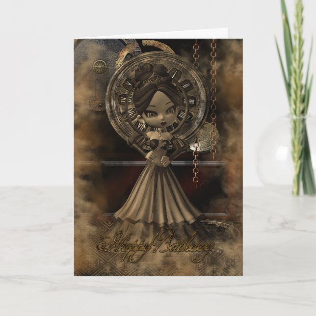 Tarte de Steampunk Moonies Cutie de carte (Devant)