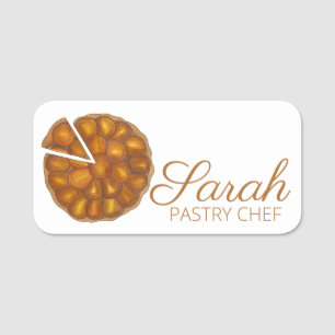 Tarte Tatin French Apfelfrucht Tart Pie Bäckerei Namensschild