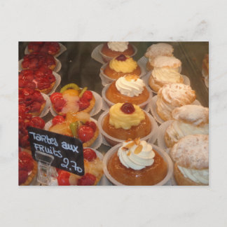 Tartes aux fruits - Patisserie Postkarte