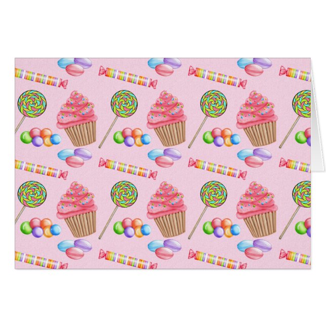 Tartes de bonbon à lucette de sucrerie de petit (Devant Horizontal)