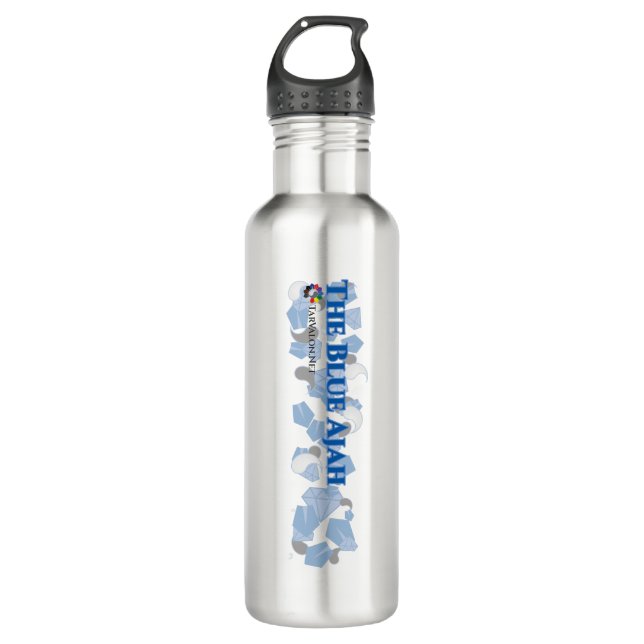 TarValon.Net Blue Water Flasche Edelstahlflasche (Vorderseite)