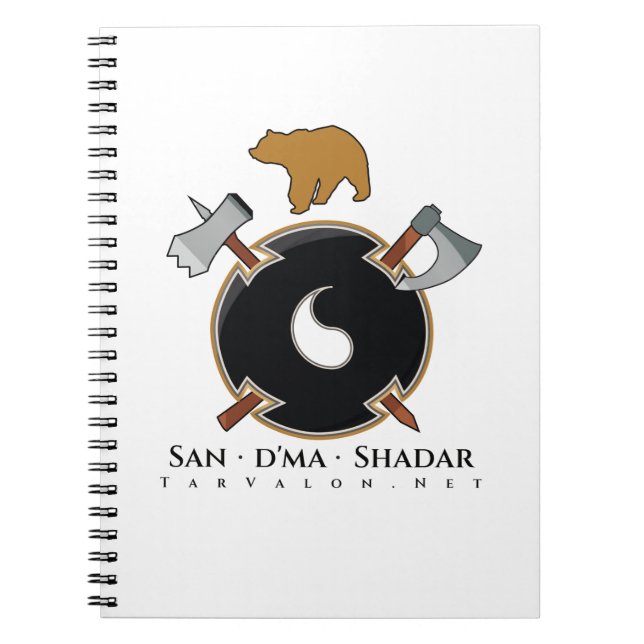 TarValon.Net SDS Regalia-Notebook Notizblock (Vorderseite)