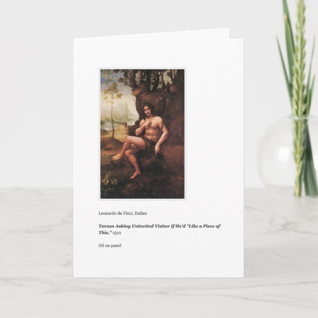 TARZAN ABSCHLUSS CARD KARTE (Vorderseite)