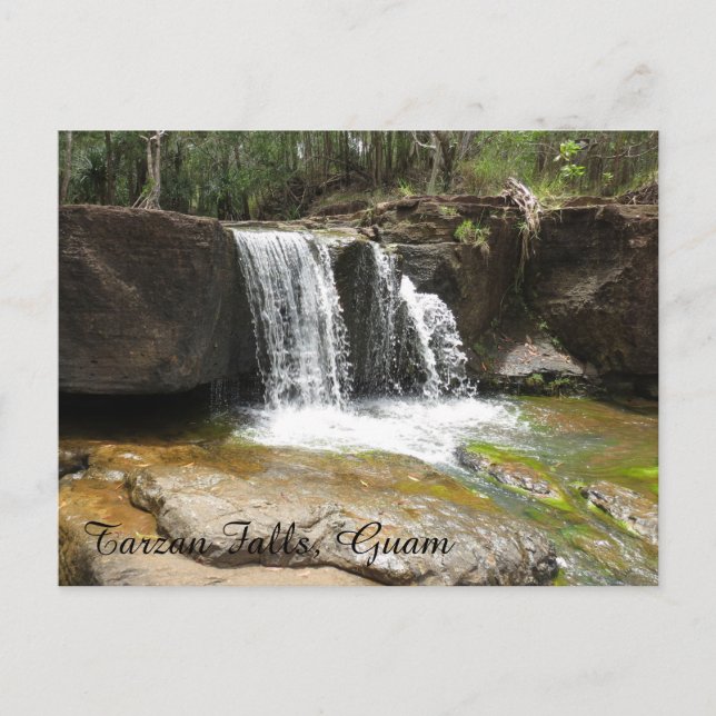Tarzan Falls, Guam Postcard Postkarte (Vorderseite)