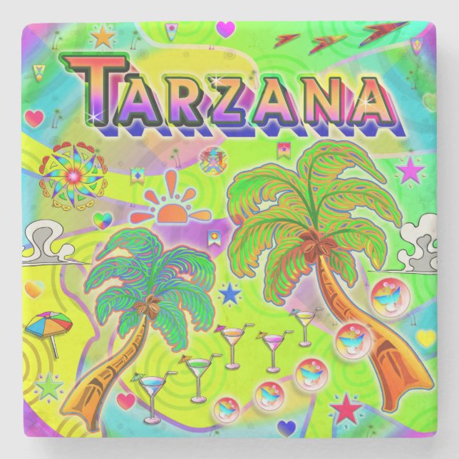 Tarzana Mind Focus Untersetzer (Vorderseite)