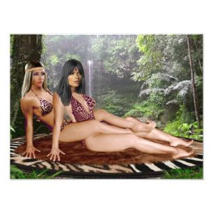 TARZANA SCHEREN LUANA #4 FOTODRUCK