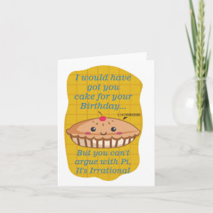 T'As Cake Puns Carte Anniversaire