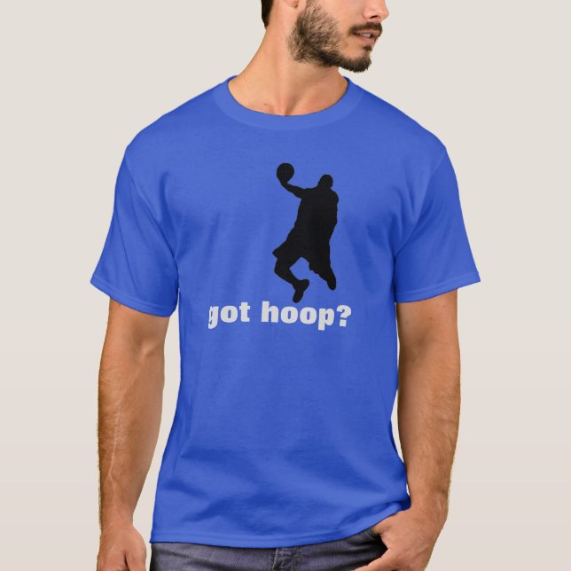 T'as du cerceau ? T-shirt de basket - bleu noir bl (Devant)