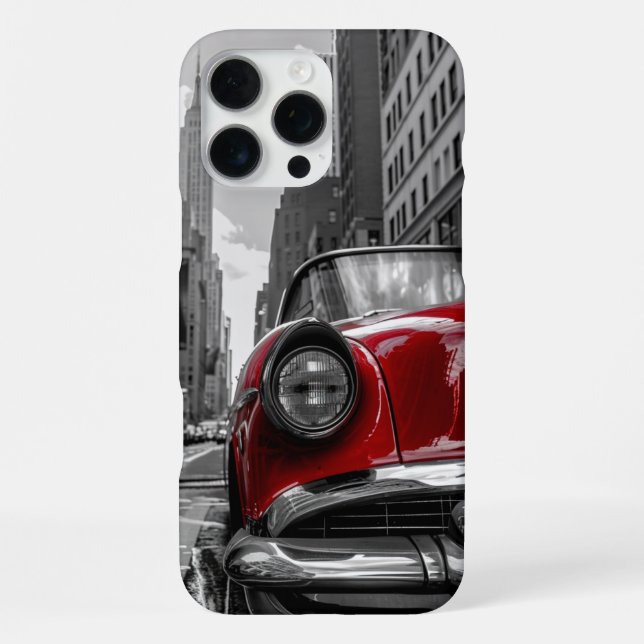 Tasarım Kırmızı Araç iPhone 16 Pro Max Hülle (Rückseite)