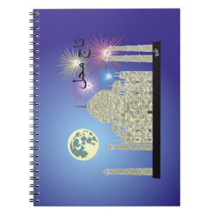 Tasch Mahal Indien Notebook 4 Notizblock