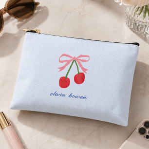 Täschchen   Cherry Coquette Bow Süße Illustration Zubehörtasche