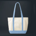 Tasche<br><div class="desc">Totbeutel in natürlicher/blauer Farbe mit Text; Bridesmaid.
Passen Sie dieses Objekt an oder kaufen Sie es wie es ist.</div>