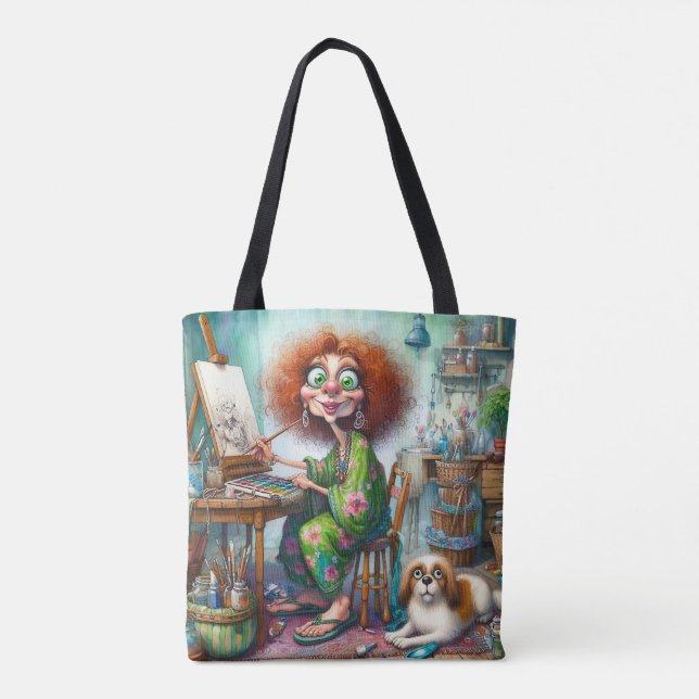 Tasche Artist Lady (Rückseite)