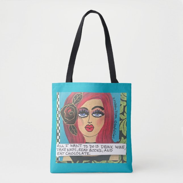 TASCHE BAG-ALL, DAS ICH WILL, UM ZU TUN, IST, (Vorderseite)