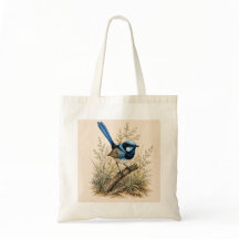 Tasche Blue Fairy Wren | Bush Edition