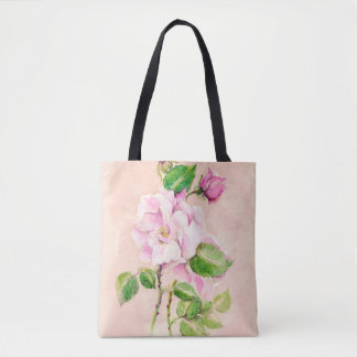 Tasche der Aquarellfarben-Rose