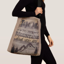 Tasche der Berge personalisieren