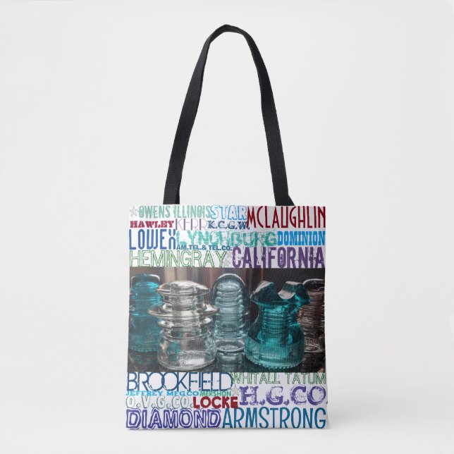 Tasche der Glasinsulatorhersteller Sammler (Vorderseite)