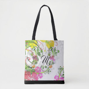 Tasche der tropischen Blume Hibiskus