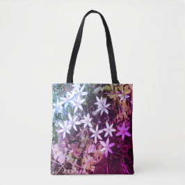 Tasche der weißen und rosa Blume