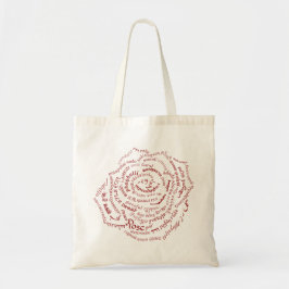 Tasche der WeltWord-Rose