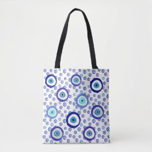 Tasche des bösen Auges, griechisches Muster, lebha