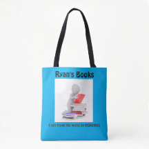 Tasche des Buchpakets mit Individuelle Name