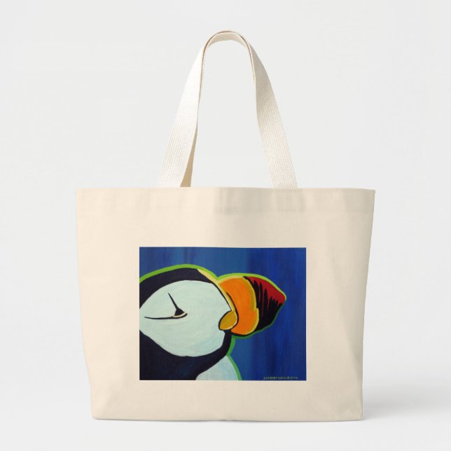 Tasche des gehörnten Papageientauchers (Vorne)