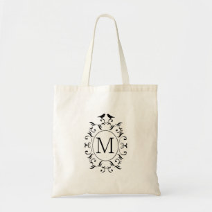 Tasche des Liebe-Vogel-Monogramm-M