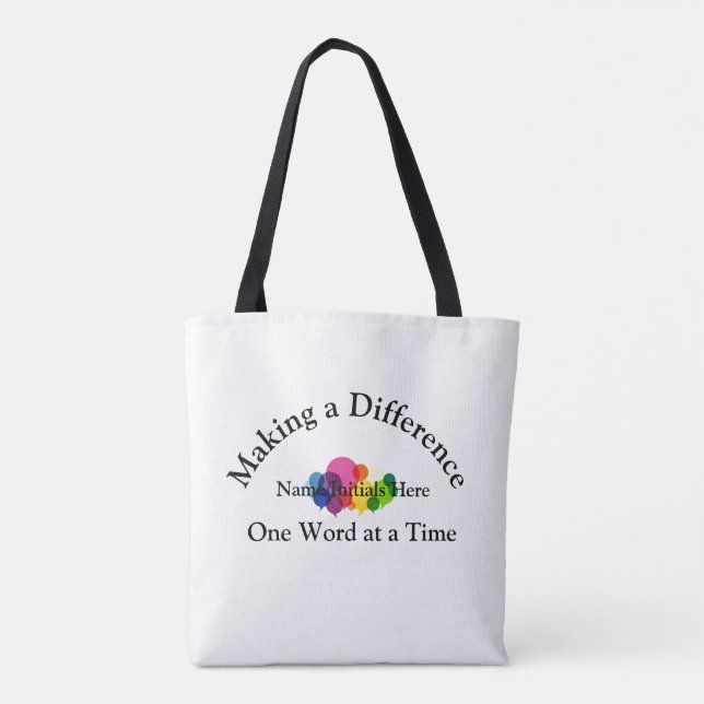 Tasche des Sprechtherapeuten (Rückseite)