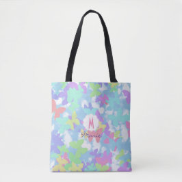 Tasche des Tuchs mit Druck des Schmetterlings