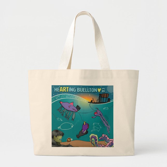 Tasche - Fischerei auf Seemänner - Buellton.Art (Vorne)