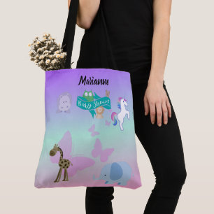 Tasche für Baby-Party mit Kreaturen und Schmetterl