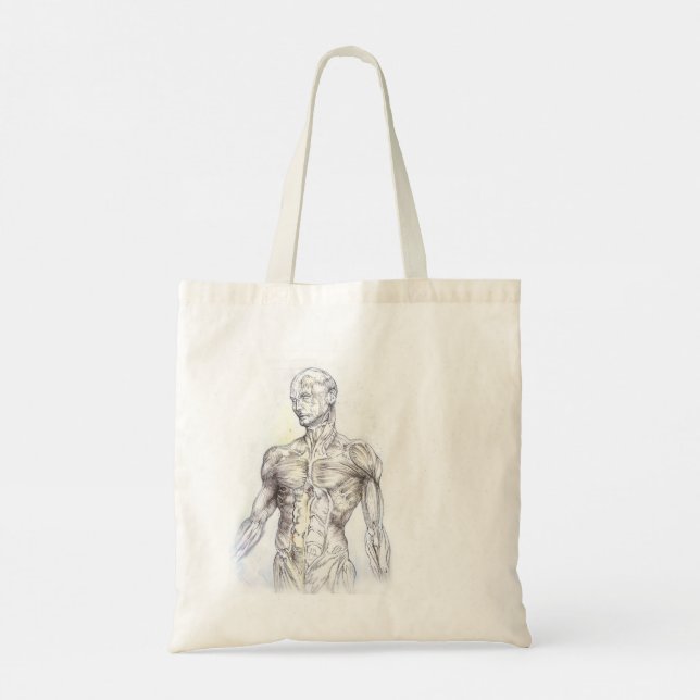 Tasche für künstlerische anatomische Illustration (Rückseite)