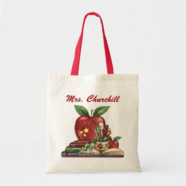 Tasche für Lehrkräfte - Bookworm - SRF (Vorne)