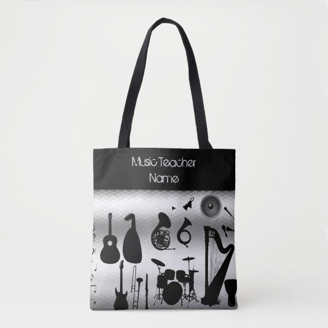 Tasche für Musiklehrer Personalisiert (Vorderseite)
