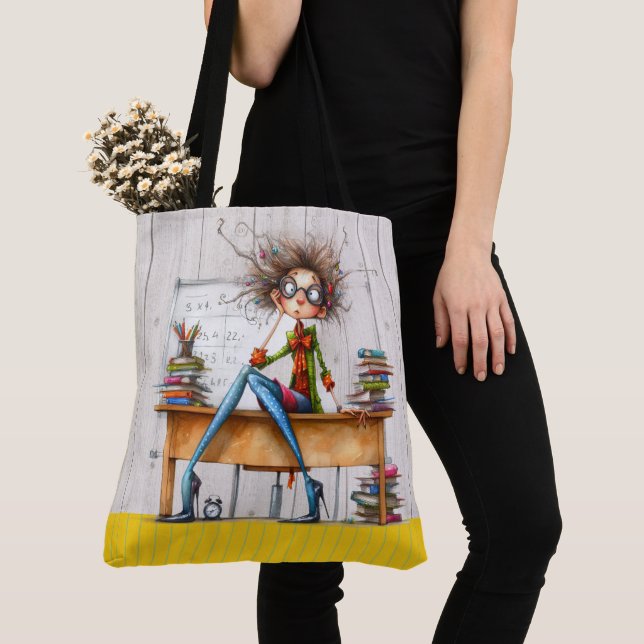 Tasche für niedliche Lehrkräfte - Siehe Rückseite (Von Nahem)