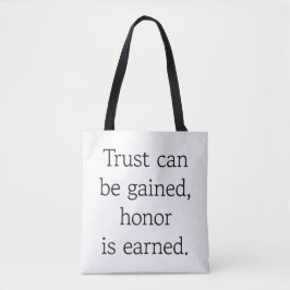 Tasche für Vertrauen und Ehre