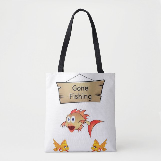 Tasche gegangen angeln (Vorderseite)