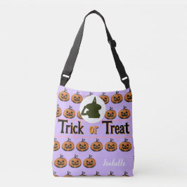 Tasche halloween trick oder behandeln mit weißem N