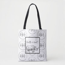 Tasche Hustle & Heart Rhino