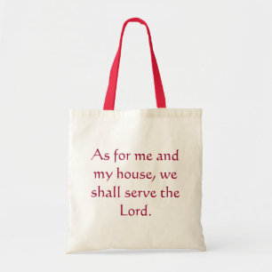 Tasche Joshuas 24 Serve der Lord