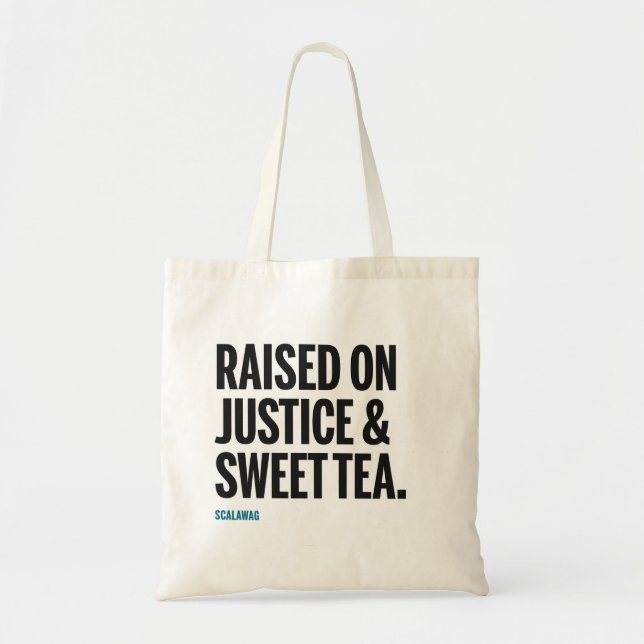 Tasche "Justiz und süßen Tee" (Vorne)