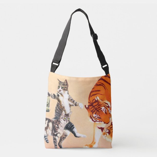 Tasche 'Katzengang zum Spielen' (Vorderseite)