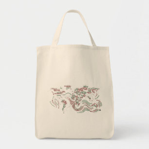 Tasche Kunst typografisches Design