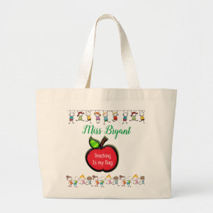 Tasche "LEHREN IST MEIN BAG" Leinwand