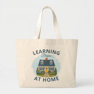 Tasche 'Lernen beginnt zu Hause' Homeschool-Tasc