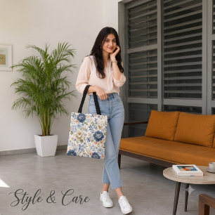 Tasche 'Midnight Bloom Timeless Floral Elegance'