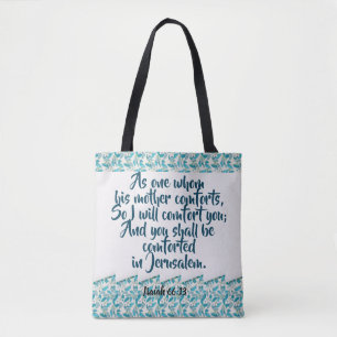 Tasche mit All-Over-Print 'Gottes Trost'